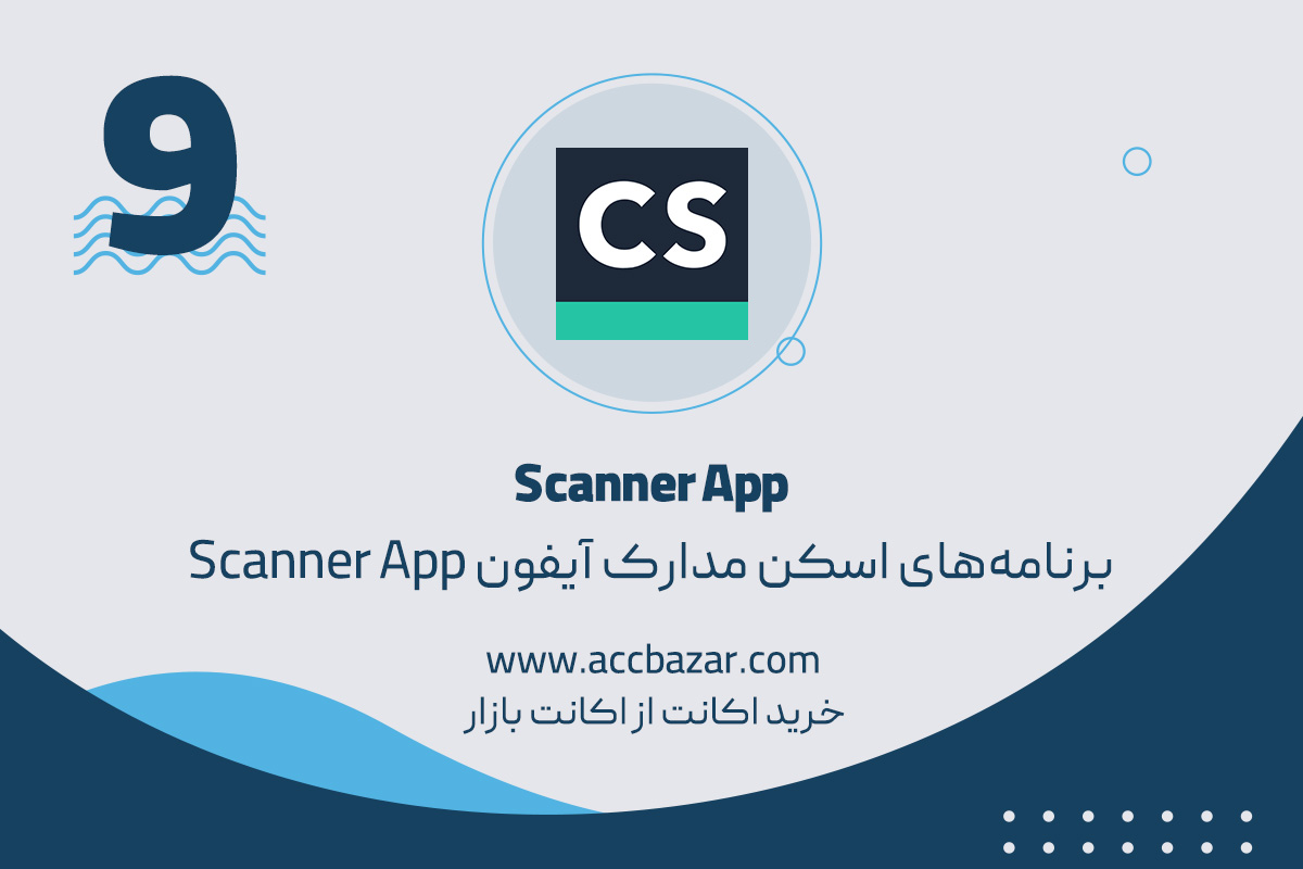 برنامه‌های اسکن مدارک آیفون Scanner App